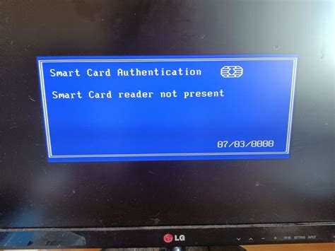 smart card reader not present hp dc7800|Smart Card Authentication HP DC7700 .